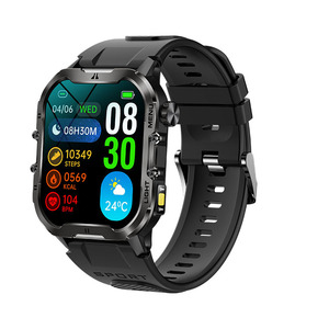 T26 Flash Smartwatch extérieur lumière LED mode multi-sport Assistant vocal entraînement respiratoire santé menstruelle fréquence cardiaque moniteur sanguin - Product Image 2