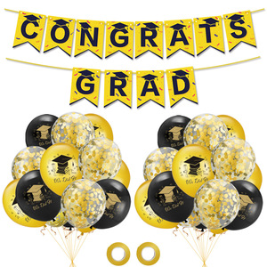 Globos de Látex para Fiesta de Cumpleaños con Temática de Graduación, Pancarta, Decoraciones para Fiesta, Adorno para Pastel 'Lo Logramos', Globo de Graduación - Product Image 4