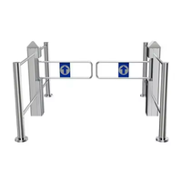 Nouvelle Barrière Automatique d'Entrée à Vente Directe en Acier Inoxydable avec Moteur Sans Balais Anti-Collision pour Piétons