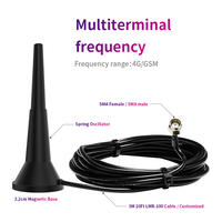 Antenne Wi-Fi omnidirectionnelle double bande 2,4 GHz 5,8 GHz à gain élevé avec connecteur mâle RP-SMA
