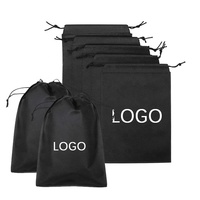 Sacs à cordon personnalisés en non-tissé pour femme - Sacs de rangement écologiques, recyclables et réutilisables pour chaussures et jouets