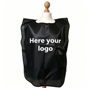 Tabard unisexe personnalisable avec logo, en polyester, sans manches, avec poche pour badge, pour uniforme d'événement ou de bénévole - Product Image 1