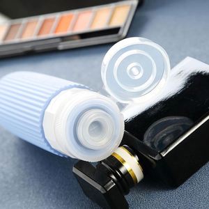 Ensemble de bouteilles de voyage en silicone rechargeables, anti-fuite, avec logo personnalisé OEM, 90 ml/3 oz, pour articles de toilette - Product Image 2
