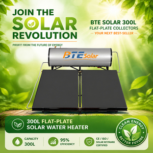 BTE Heating Power 300L Water 40 Gallon Solar Boiler Solar Water Heating Solar Horse Water <b>Heater</b> - Product Image 5