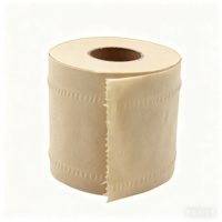 Papier toilette en bambou biodégradable gaufré, 2-4 plis, 100% pâte de bois, vente chaude, personnalisé, directement de l'usine