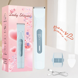 Водонепроницаемая Женская двойная электрическая бритва для бикини, бровей, лица, ног и подмышек - Product Image 6