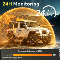 Mini caméra embarquée 4 canaux A10Pro 4K, 4 caméras (avant, gauche, droite, arrière), enregistreur de conduite, WiFi, GPS, vision nocturne super performante, pour voiture