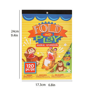 Set de Origami Educativo de Animales para Niños (120 Piezas) - Kit de Manualidades de Modelos 3D de Papel para Plegar y Jugar, Ideal para Regalos y Recuerdos de Fiesta - Product Image 3