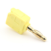 Connecteurs banane empilables à insertion directe 24A plaqués or, pas de 4 mm, multicolores, pour câble de haut-parleur, connexion rapide Kuishen