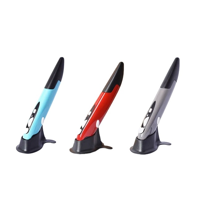 2.4G Optical Pen-shaped Mouse Personality Creative Vertical 2.4Ghz Pen Shape Handheld Wireless Mouse