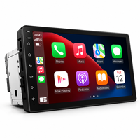 Autoradio Android 9 pouces 4G avec DSP, navigation GPS, CarPlay sans fil, Android Auto, lecteur multimédia 4+64 Go