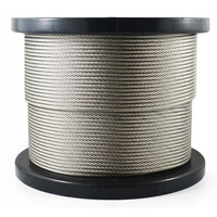 Câble en acier inoxydable de haute qualité AISI 304 304L 316, nouveau stock important, prix fabricant Chine
