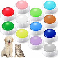 Boutons de chien du fabricant pour la communication avec tapis plusieurs couleurs boutons de conversation de chien buzzer de formation enregistrable