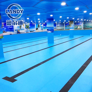 Landy Pvc Mesh Mat Rectangular Colorful Water Park Flooring Material - Product Image 3