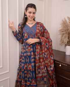 Nouvel ensemble de costume Anarkali en pur coton lourd pour occasion spéciale vêtements pakistanais disponibles au prix de gros - Product Image 4
