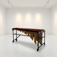 Professional Portable Handmade Heavy Duty Marimba DFM-KTZ-AM52 Padauk Wood Bars 4.3 Octave Foldable Ergonomic Classic Percussion