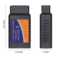 Escáner OBD2 ELM 2023 V1.5, con chip pic18f25k80, ELM327, Bluetooth, OBDII, ELM 327, OBD 2 II, diagnóstico de motor, más vendido de 327