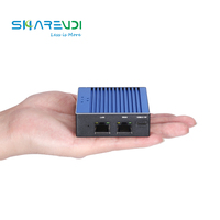 Mini PC de refroidissement sans ventilateur de petite taille 16 Go de RAM DDR4 RK3399 2Nics prend en charge Win Linux pare-feu à source ouverte utilisation industrielle prises US AU