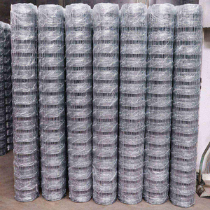 Woven <b>Wire</b> Fence Galvanized Knitted <b>Wire</b> <b>Mesh</b> Cattle Fence Woven Technique Farm Fence for Grassland - Product Image 2