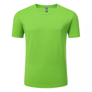 T-shirt à col rond personnalisable en polyester, séchage rapide, fin, pour usage quotidien, impression de logo publicitaire, vêtements de sport - Product Image 3
