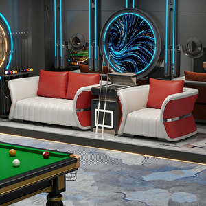 Nuevo Conjunto <span class=keywords><strong>de</strong></span> Muebles <span class=keywords><strong>de</strong></span> Alta Gama para Apartamento, Sala <span class=keywords><strong>de</strong></span> Billar, Mesa <span class=keywords><strong>de</strong></span> Ping Pong, Plataforma Dedicada, Mesa <span class=keywords><strong>de</strong></span> Centro Moderna Modular <span class=keywords><strong>de</strong></span> Cuero PU - Product Image 4