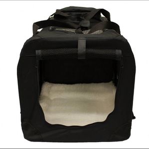 Échantillon gratuit : Caisse de transport légère pour animaux de compagnie avec tapis en polaire et sac à nourriture - Product Image 1