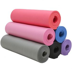 Tapetes de Yoga Ecológicos y Naturales de Fábrica BSCI, Tapete de Yoga NBR con Logotipo Personalizado, Plegable, de TPE de 8mm, 10mm y 15mm para Gimnasio y Pilates - Product Image 1