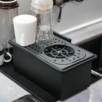 Fabrieks prijs hoge druk glazenreiniger voor gootsteen bekerwasser met afvoerstandaard flesreiniger voor barista groothandel OEM