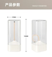 Nouvelle veilleuse Led quantique portable avec base magnétique lampe de chevet respirante pour le camping et la chambre lampe d'ambiance quantique