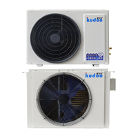 Unité de Condensation Hermétique à Compresseur Rotatif Kudoo EVI à Inverter DC, Conception Intégrée, Maintien au Frais à -10°C, R410A, 5.8kW, pour Réfrigérateur
