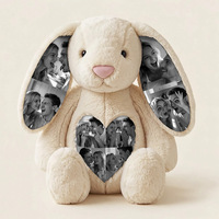 Peluche Éléphant Mignon Tricoté avec Pull, 23cm 30cm, Design Personnalisé, Animal en Peluche pour Enfants - Vente Chaude