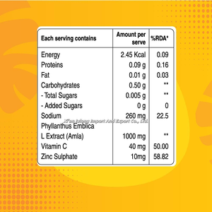 Julong OEM Vitamin C viên sủi bọt cam flavour 1000mg Amla chiết xuất + Zine hỗ trợ mụn trứng cá da miễn phí viên sủi bọt - Product Image 2