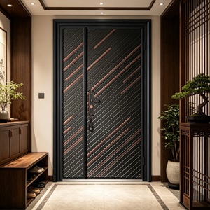 Puertas de Seguridad de Aluminio de Alta Calidad, Puerta de Entrada Resistente a Huracanes con Personalización Completa - Product Image 3