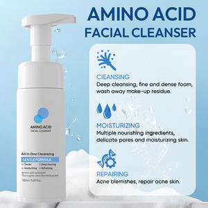 Wholesale Gentle Foam Cleanser Face Wash <b>Oil</b> Control Amino Acid Facial Acne Control Cleanser - Product Image 4