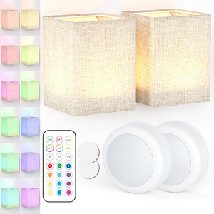 Lámpara de Pared LED Recargable con Control Remoto, Regulable, Temperatura de Color Ajustable, Estilo Moderno y Minimalista para la Noche - Product Image 5