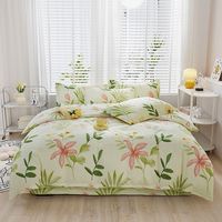 Luxe 100% haute qualité coton King Size ensemble de literie personnalisé numérique imprimé couette housse de couette doux usage domestique et hôtel utilisation