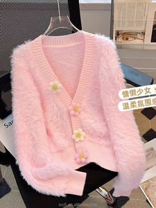 Suéter de Punto con Cuello Medio Alto y Encaje para <span class=keywords><strong>Mujer</strong></span>, Estilo Elegante, para Usar por Dentro y por Fuera, con Mangas Acampanadas, para Otoño e Invierno - Product Image 5