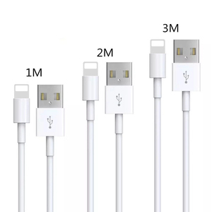 Forte 1m/2m/3m Long <span class=keywords><strong>Blanc</strong></span> Câble USB Recharge Rapide Données USB pour Apple <span class=keywords><strong>iPhone</strong></span> 5 6 <span class=keywords><strong>7</strong></span> 8P X XS 11 - Product Image 1