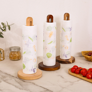 Portarrollos <span class=keywords><strong>de</strong></span> Papel <span class=keywords><strong>de</strong></span> <span class=keywords><strong>Cocina</strong></span> <span class=keywords><strong>de</strong></span> Madera, Soporte Vertical para Encimera con Asa, para Almacenamiento y Decoración en la <span class=keywords><strong>Cocina</strong></span> del Hogar - Product Image 3