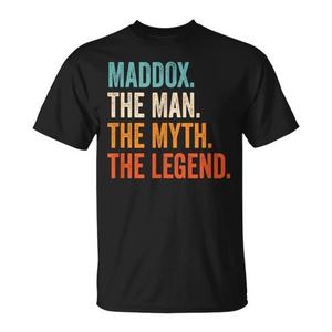 T-shirt Maddox The Man The Myth The Legend avec nom personnalisé - Product Image 1