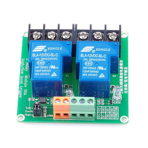 Taidacent สูงต่ำ Trigger <span class=keywords><strong>5V</strong></span> 12V 24V 2ช่องโมดูลรีเลย์ Optocouple 2 CH 30A PLC Optocoupler Isolation DC โมดูลรีเลย์ - Product Image 3