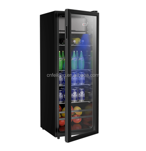 230L SL-230 MEILLEURE étagère en acier d'approvisionnement d'usine 110V R134a Mini <span class=keywords><strong>réfrigérateur</strong></span> transparent à porte unique pour boissons et vin - Product Image 4