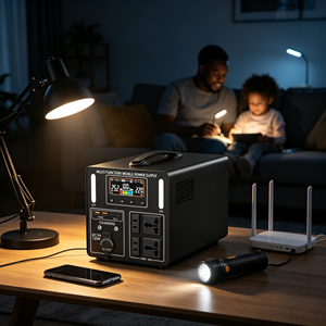 1200W Portable Energy Storage Power Station Multifunctional AC DC <b>USB</b> Output Outdoor Camping Home Backup Power Supply - Product Image 4