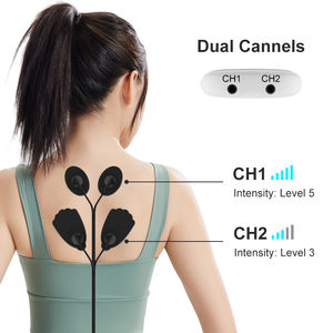 Appareil de thérapie <span class=keywords><strong>TENS</strong></span> portable à double canal, <span class=keywords><strong>unit</strong></span>é d'électrothérapie numérique portable, 32 modes, 20 niveaux pour la stimulation musculaire du corps - Product Image 5