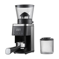 Koffiemaler met grote capaciteit, conische maalsteen, digitaal touchscreen, 300 g afneembare poederreservoir voor café & grote gezinnen, groothandel