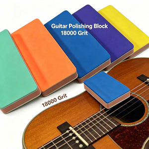 Bloque de Pulido Ultrafino de Grano 18000 para Laca de Trastes de Guitarra, Esponjas de Lijado con Núcleo de Espuma de Alta Elasticidad - Product Image 6