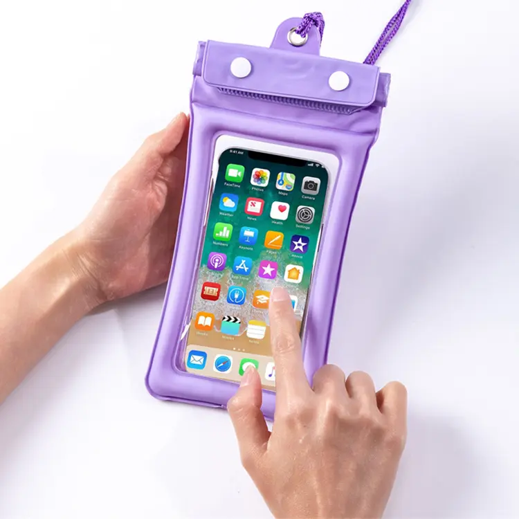 Produsen Guangdong Koleksi Populer Baru Kantong Ponsel Tahan Air Tas Ponsel Kecil Tahan Air untuk Iphone