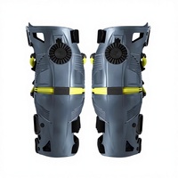Genouillères de protection personnalisables pour moto tout-terrain T Brand MX X8 R avec stabilisateur d'axe exosquelette mobile et coudières