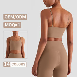 Sous-vêtements à bretelles femmes beau dos course haut de sport soutien-gorge HighTraceless fitness yoga pantalon porter des ensembles de leggings - Product Image 1