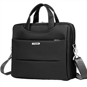 Business King Soft Messenger Crossbody Laptop <b>Bag</b> Shoulder Strap Zipper Closure Waterproof Nylon Case for <b>Documents</b> Tablets - Product Image 2